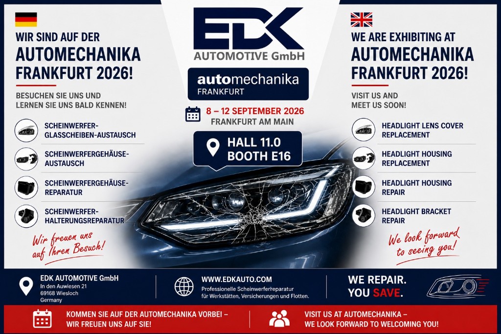 EDK Automotive Automechanika Frankfurt 2026 — Hall 11.0, Booth E16