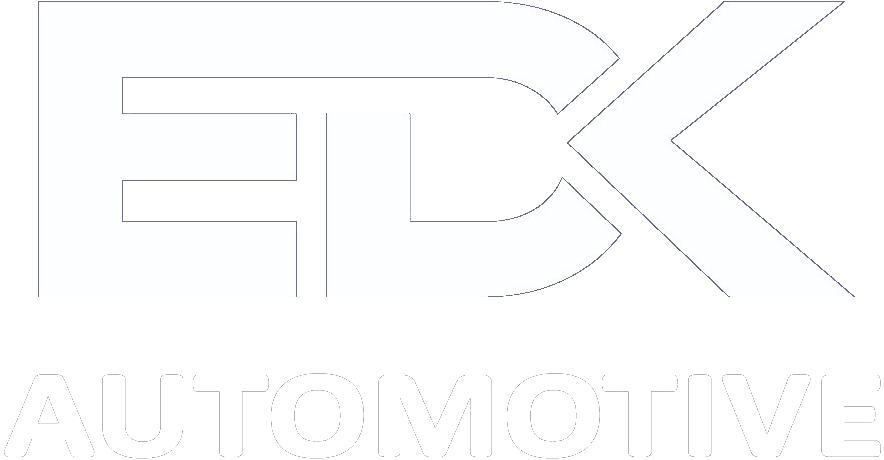 EDK Automotive logo, headlight repair workshop in Wiesloch